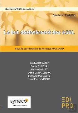 Bertrand.pt - Le But Desinteresse Des Asbl - Dossier Asbl Actualites N 25