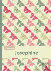 Le Carnet De Josephine - Lignes, 96p, A5 - Papillons Vintage