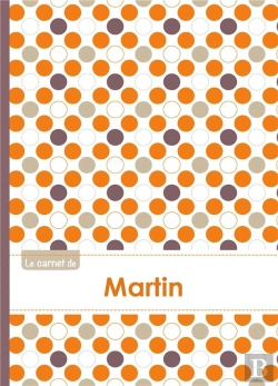Bertrand.pt - Le Carnet De Martin - Lignes, 96p, A5 - Ronds Orange Gris Violet