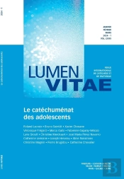 Le Catechumenat Des Adolescents 1/2024 Revue Lumen Vitae