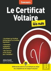 Le Certificat Voltaire Pour Les Nuls : Concours