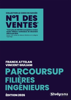 Bertrand.pt - Le Choix Du Succès : Guide Parcoursup : Filières Ingénieurs