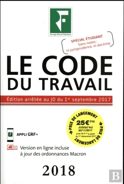 Bertrand.pt - Le Code Du Travail 2017