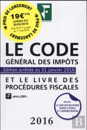 Le Code General Des Impots 2016