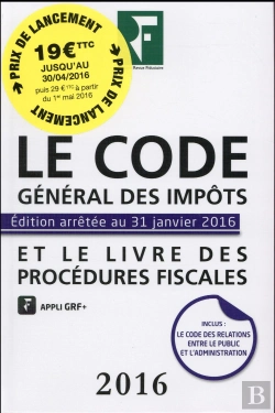Bertrand.pt - Le Code General Des Impots 2016