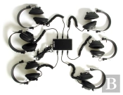 Le Coin Écoute Universel ; L'Appareil Et 6 Casques