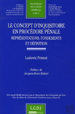 Bertrand.pt - Le Concept D'Inquisitoire En Procédure Pénale
