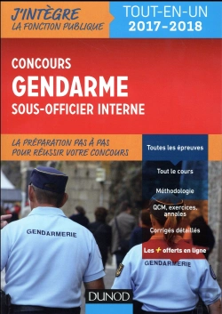 Bertrand.pt - Le Concours Gendarme Sous-Officier Interne - 2017-2018 - Tout-En-Un