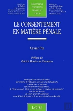 Bertrand.pt - Le Consentement En Matière Pénale