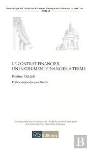 Le Contrat Financier ; Un Instrument Financier À Terme