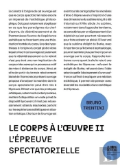 Le Corps À L'Oeuvre Tome 2 : L'Épreuve Spectatorielle