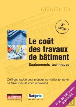 Bertrand.pt - Le Coût Des Travaux De Bâtiment T.2 ; Équipements Techniques (3e Édition)