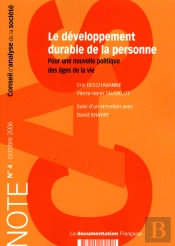 Le Développement Durable De La Personne ; Pour Une Nouvelle Politique Des Âges De La Vie