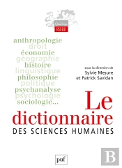 Le Dictionnaire Des Sciences Humaines