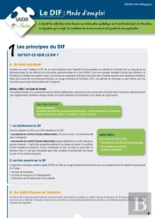 Le Dif: Mode D'Emploi