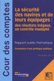 Le Dispositif Français De Contrôle De La Sécurité Des Navires ; Novembre 2012