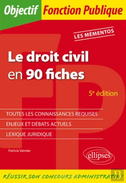 Bertrand.pt - Le Droit Civil En 90 Fiches - 5e Édition