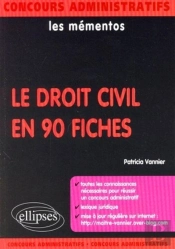 Le Droit Civil En 90 Fiches ; Les Mementos