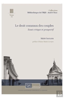 Bertrand.pt - Le Droit Commun Des Couples - Essai Critique Et Prospectif
