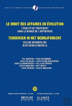 Bertrand.pt - Le Droit Des Affaires En Évolution ; L'Égalité De Traitement Dans Le Monde De L'Entreprise