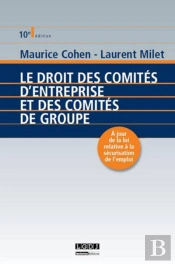 Le Droit Des Comites D'Entreprise Et Des Comites De Groupe, 10eme Edition