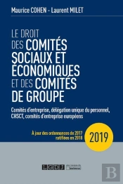 Le Droit Des Comités Sociaux Et Économiques Et Des Comités De Groupe (Édition 2019)