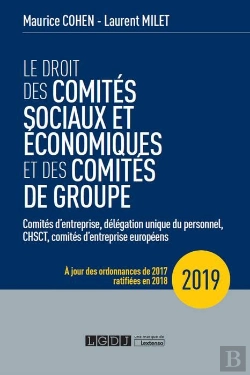 Bertrand.pt - Le Droit Des Comités Sociaux Et Économiques Et Des Comités De Groupe (Édition 2019)