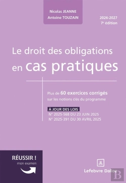 Bertrand.pt - Le Droit Des Obligations En Cas Pratiques (7e Édition)