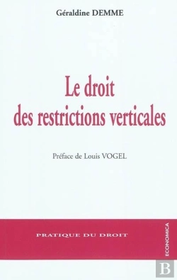 Bertrand.pt - Le Droit Des Restrictions Verticales