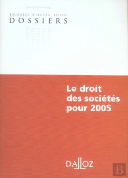 Bertrand.pt - Le Droit Des Societes Pour 2005