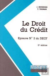 Le Droit Du Credit Epreuve N2 Du Decf
