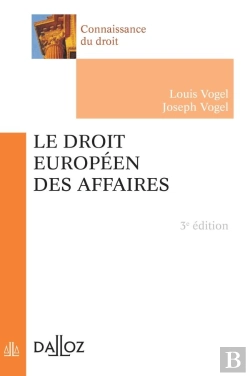 Bertrand.pt - Le Droit Européen Des Affaires (3e Édition)