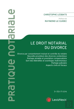 Bertrand.pt - Le Droit Notarial Du Divorce (3e Édition)
