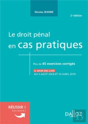 Le Droit Penal En Cas Pratiques - 2e Ed.