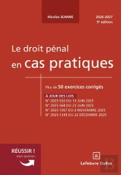 Le Droit Pénal En Cas Pratiques (9e Édition)