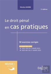 Le Droit Penal En Cas Pratiques