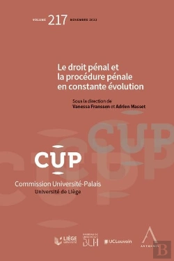 Bertrand.pt - Le Droit Pénal Et La Procédure Pénale En Constante Évolution Tome 217