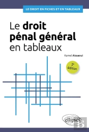 Le Droit Pénal Général En Tableaux : A Jour Au 1er Avril 2024 (2e Édition)