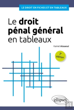 Bertrand.pt - Le Droit Pénal Général En Tableaux