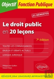 Le Droit Public En 20 Leçons (7e Édition)