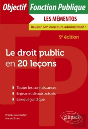 Le Droit Public En 20 Leçons (9e Édition)
