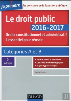 Bertrand.pt - Le Droit Public ; L'Essentiel Pour Réussir (Édition 2016/2017)