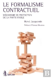 Le Formalisme Contractuel M Canisme De Protection De La Partie Faible