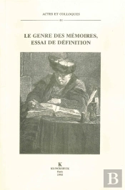 Le Genre Des Mémoires : Essai De Définition