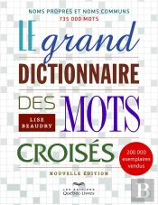 Le Grand Dictionnaire Des Mots Croises - Nouvelle Edition (6e Ed.)