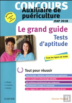 Bertrand.pt - Le Grand Guide ; Tests D'Aptitude ; Concours Auxiliaire De Puériculture ; Ifap2018
