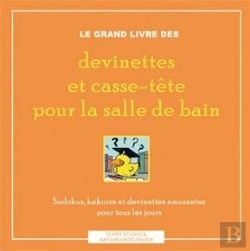 Bertrand.pt - Le Grand Livre Des Devinettes Et Casse-Tête Pour La Salle De Bain