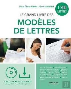 Bertrand.pt - Le Grand Livre Des Modèles De Lettres ; 1200 Modèles ; Tous Les Modèles Sur Cd-Rom Et En Téléchargement (2e Édition)