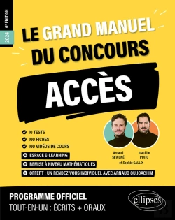 Bertrand.pt - Le Grand Manuel Du Concours Acces (Programme Officiel : Écrits + Oraux)