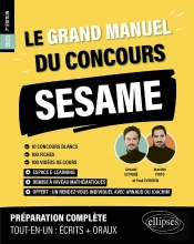 Le Grand Manuel Du Concours Sesame : 120 Fiches, 120 Videos De Cours, 10 Tests, 1000 Questions (Édition 2025)